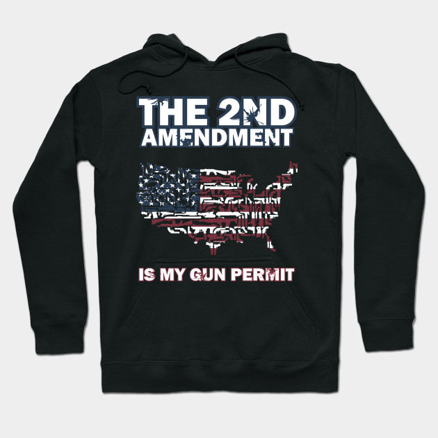 2nd amendment zip up hoodie