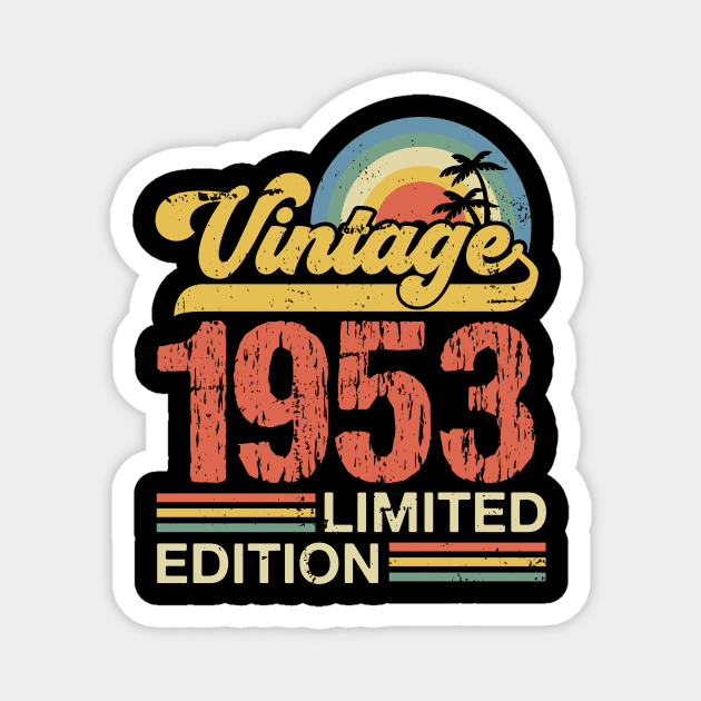 Retro vintage 1953 limited edition Magnet by Crafty Pirate 