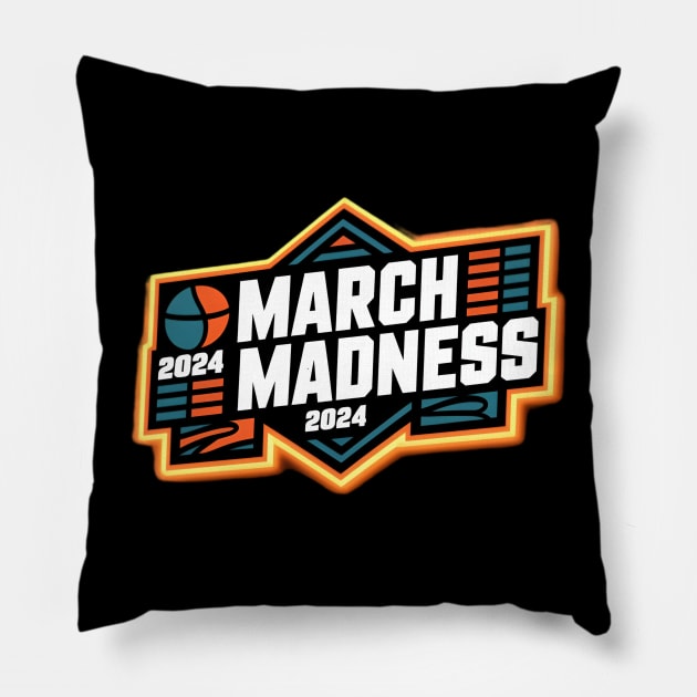 march madness competition Pillow by CreationArt8