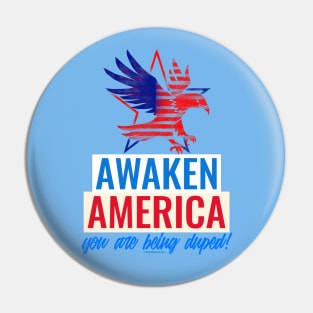 Awaken America Flying Eagle Pin