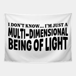 I'm just a multi-dimensional being of light Tapestry