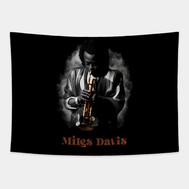 The Man Miles Davis Tapestry by jandesky