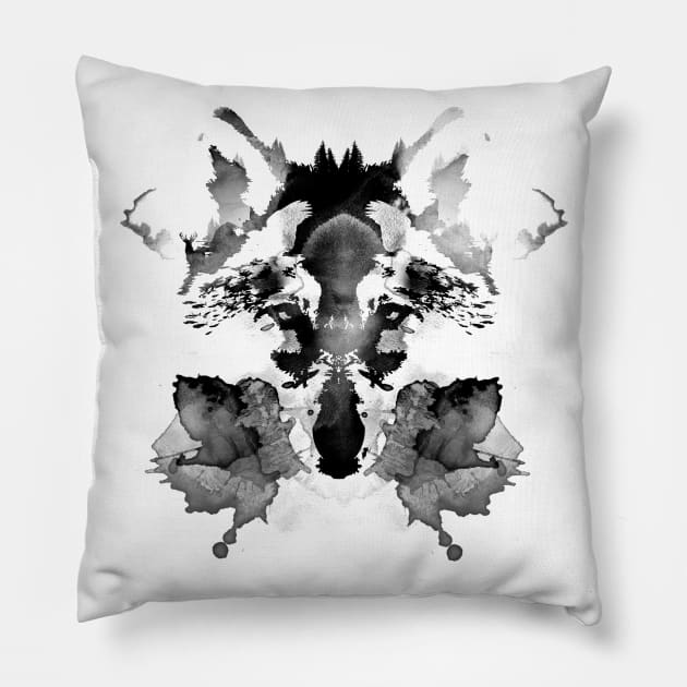 Rorschach Pillow by astronaut