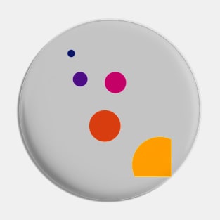 colorful circle Pin