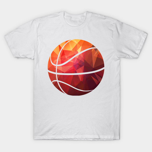 Geometric Basketball Awesome Balls Gift Basketball T Shirt