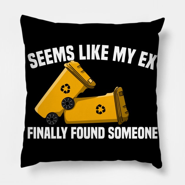 Ex Separation Relationship Single Divorce Party Pillow by Monstershirts