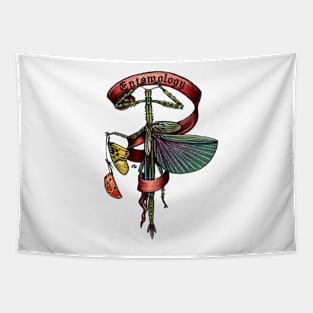 Entomology Nerd Banner Tapestry