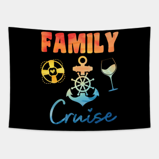 Family Cruise Tapestry