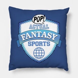 Actual Fantasy Sports Logo Pillow