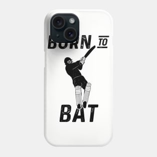 Cricket Player Batsman Born To Bat Cricket Fan Phone Case