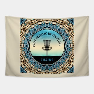 Disc Golf Basket Tapestry