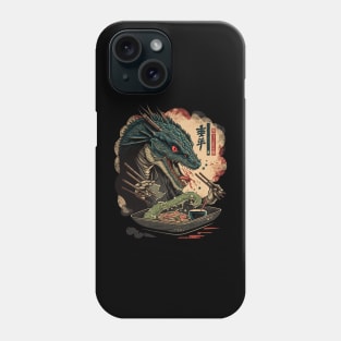 Hungry Sushi Dragon Phone Case