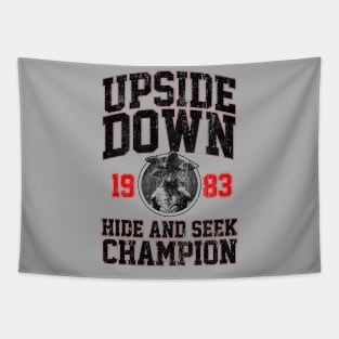 Upside Down Hide and Seek Champion (Variant) Tapestry