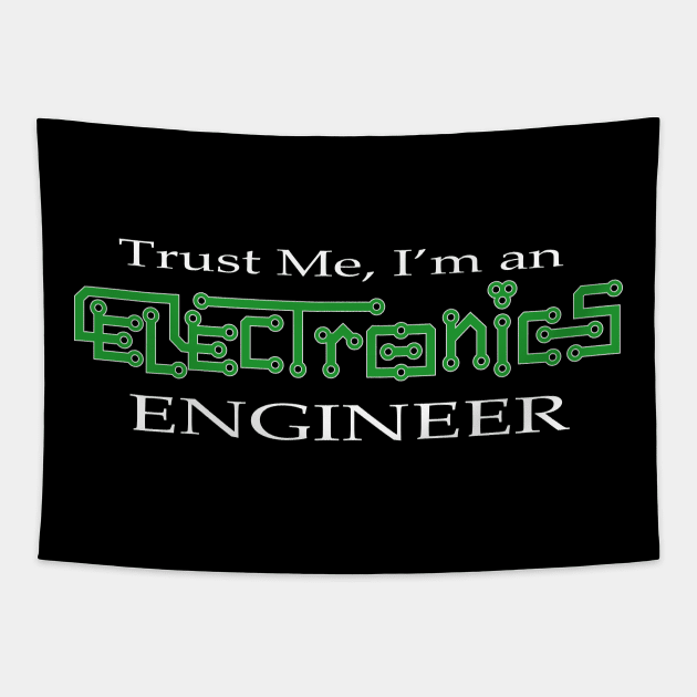 electronics technician engineer, trust me Tapestry by PrisDesign99