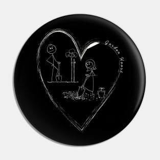 Garden Heart Love Gardening Funny Garden Gardener Gardening Pin