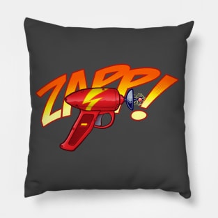 ZAPP! Retro SciFi Blaster Phaser Ray Gun Pillow