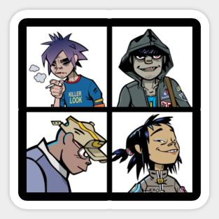 Gorillaz Stickers And Pop Culture Designs Teepublic
