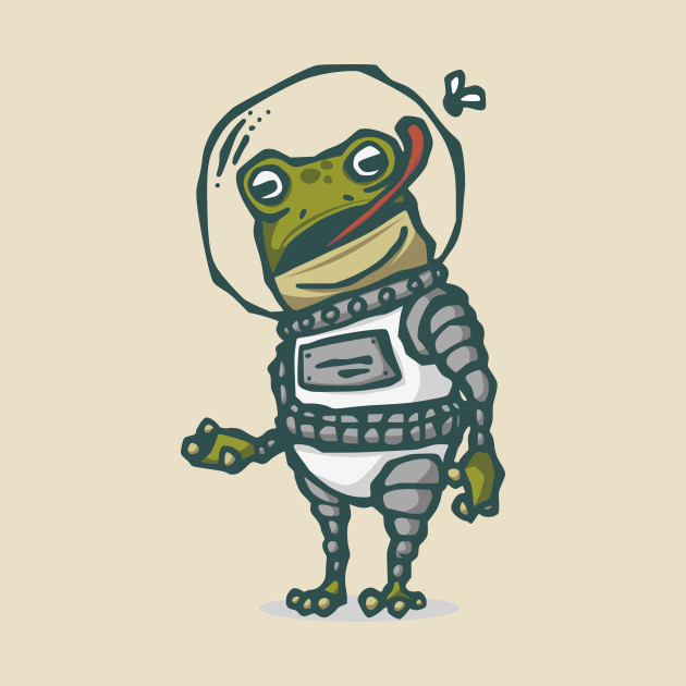 Spacesuit Frog - Frog - Phone Case