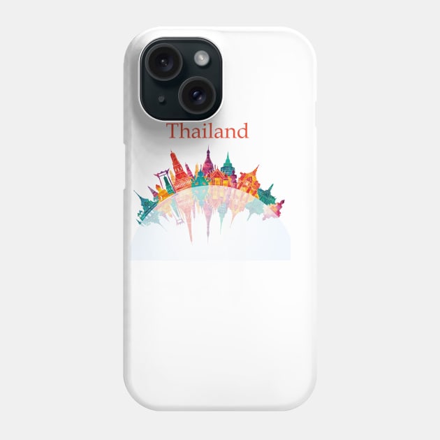 beautiful buildings in thailand Phone Case by HomerNewbergereq