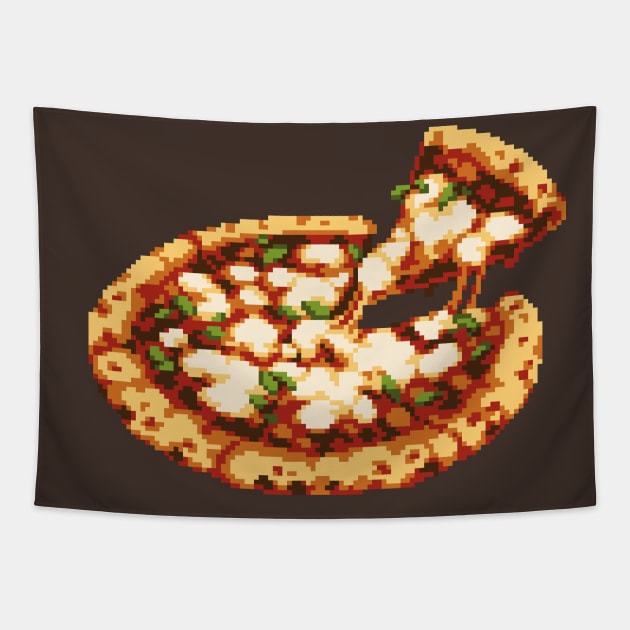 pixel pizza Tapestry by brunopixels