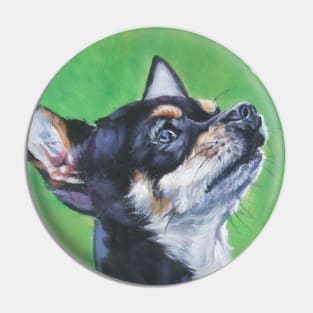 Chihuahua Fine Art Painting Pin