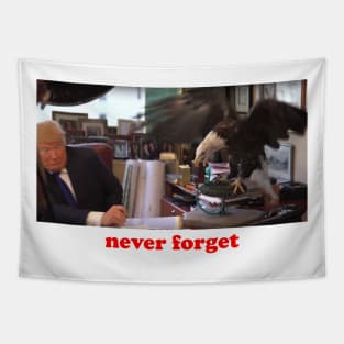 TRUMP Vs. EAGLE: NEVER FORGET Tapestry