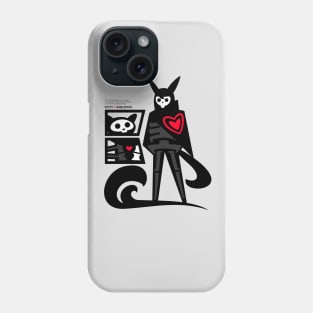 Kitty Skeleton Phone Case