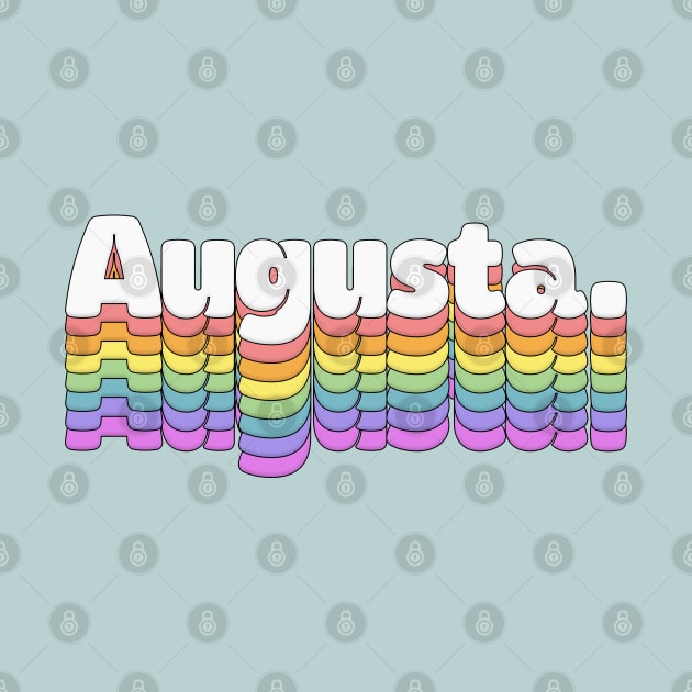 Augusta \\// Retro Typography Design by DankFutura