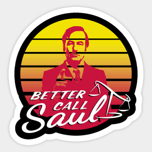 Better Call Saul Logo Aufkleber Teepublic De