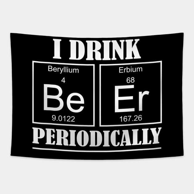 Beer Periodic Table T Shirt Oktoberfest 2017 Beerfest Party Tapestry by FONSbually