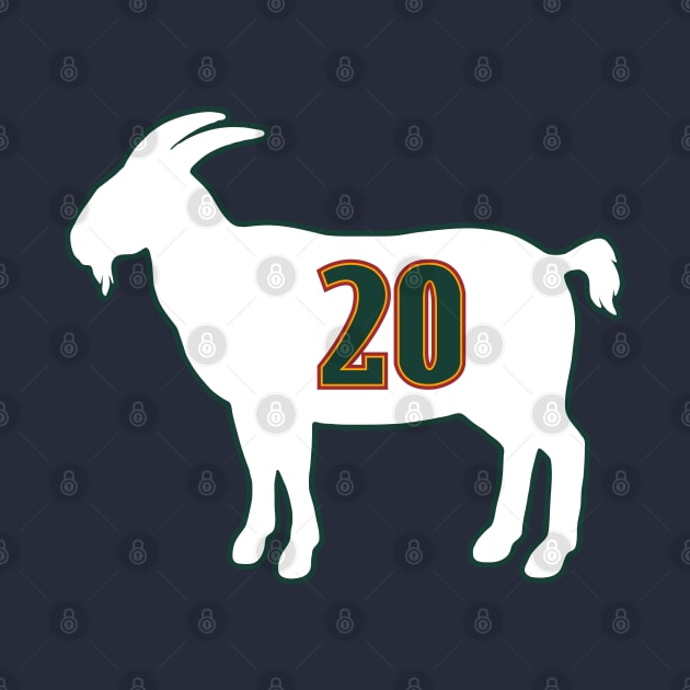 Gary Payton Seattle Goat Qiangy by qiangdade