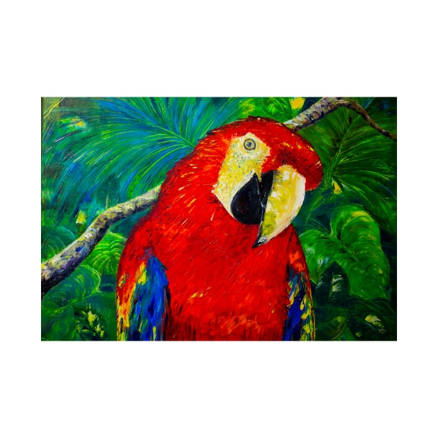 Macaw parrot in jungles by NataliaShchip