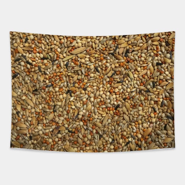 Seed (bird food) texture Tapestry by FOGSJ