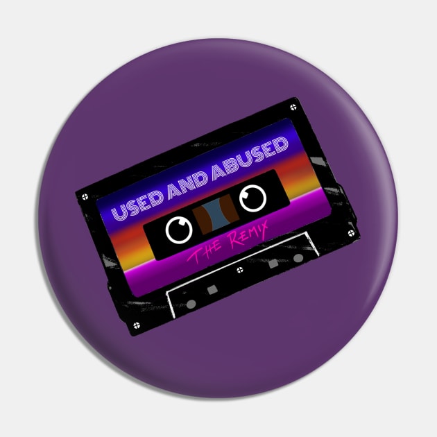 Used & Abused Pod 2023 Logo Pin by Used & Abused Pod