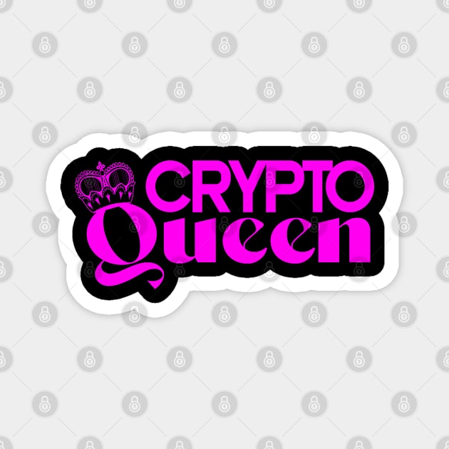 Crypto Queen Magnet by My Tee Style