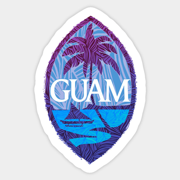 Guam Seal Decal Guam Sticker Teepublic Au
