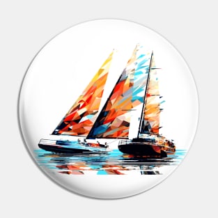 Sailing Boat Sea World Ocean Beauty Discovery Travel Pin