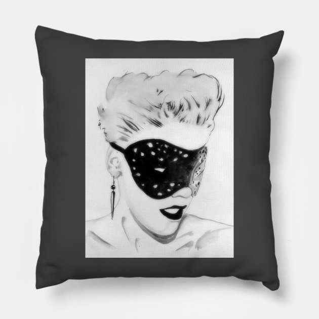 Mask Pillow by Jadenkai