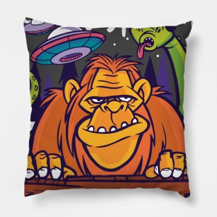 Bigfoot Social Distancing World Champion Pillow