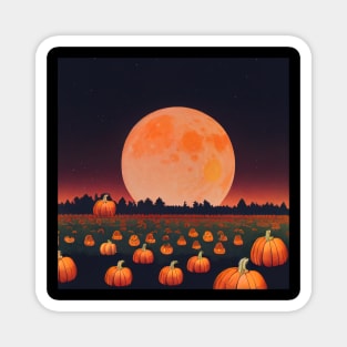 Halloween Pumpkin Patch Magnet