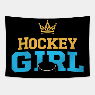 hockey girl Tapestry