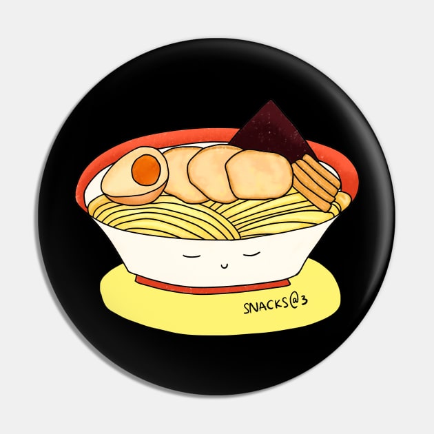 Tonkotsu ramen in bowl Pin by Snacks At 3