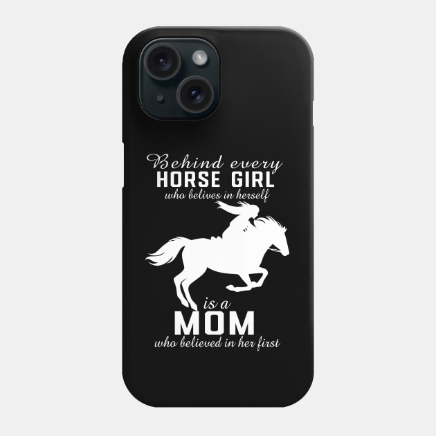 Horse Girl Horse Mom Gift Phone Case by Teewyld