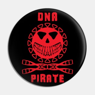 CoronaVirus DNA Pirate Jolly Roger Pin