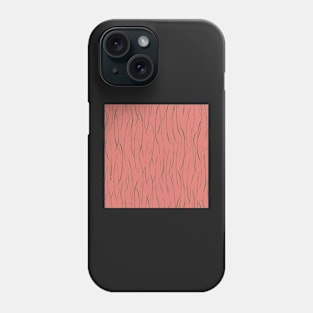 Coral Tropical Stripe Phone Case