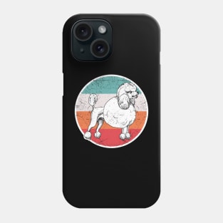 Vintage Retro Poodle Phone Case