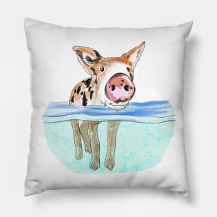 Bahamas Floating Swimming Piglet Pillow