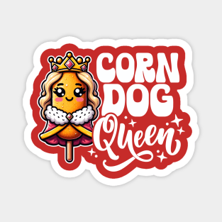 Corn Dog Queen Magnet