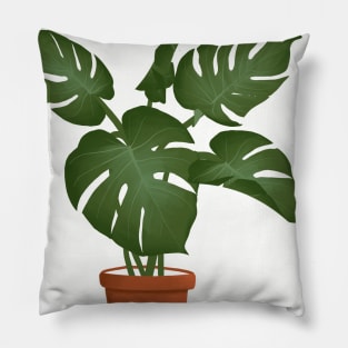 Monstera plant Pillow