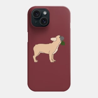 Frenchie with Mistletoe Phone Case